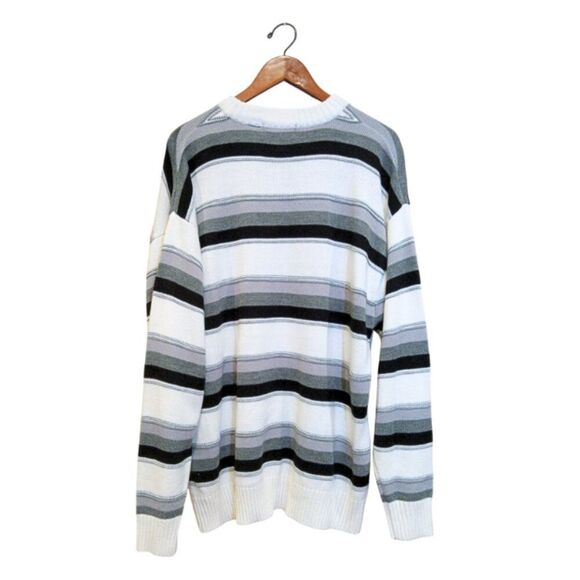 Jordan Craig Multicolor Striped Sweater Men's L Crewneck - Grandpa - Picture 3 of 6